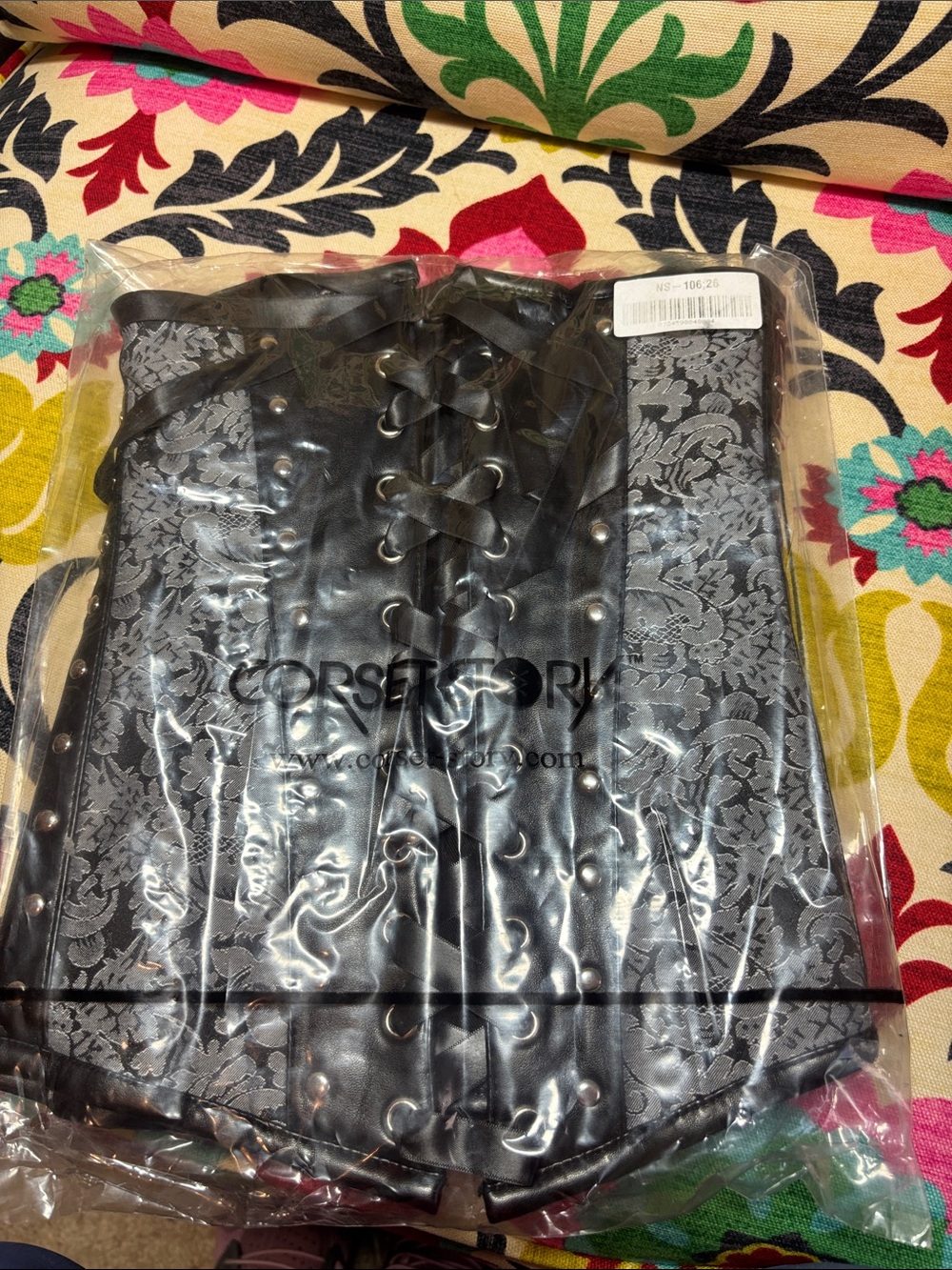 Corset Story Black lace Corset 26” Waist